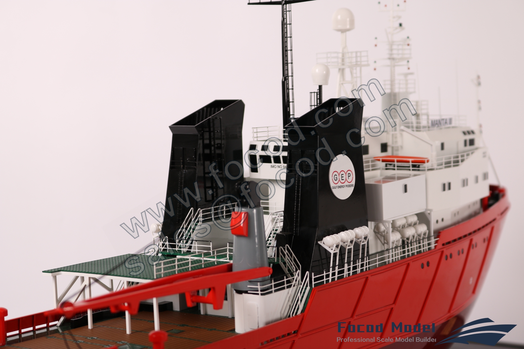 custom made model of 82米海上补给船